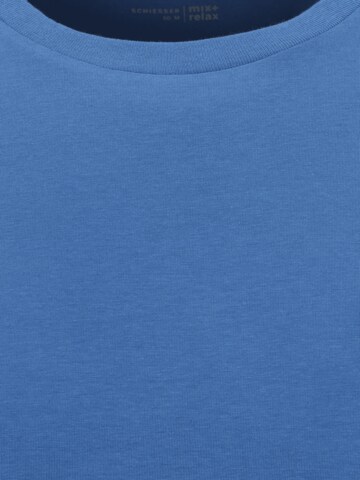 SCHIESSER T-shirt i blå