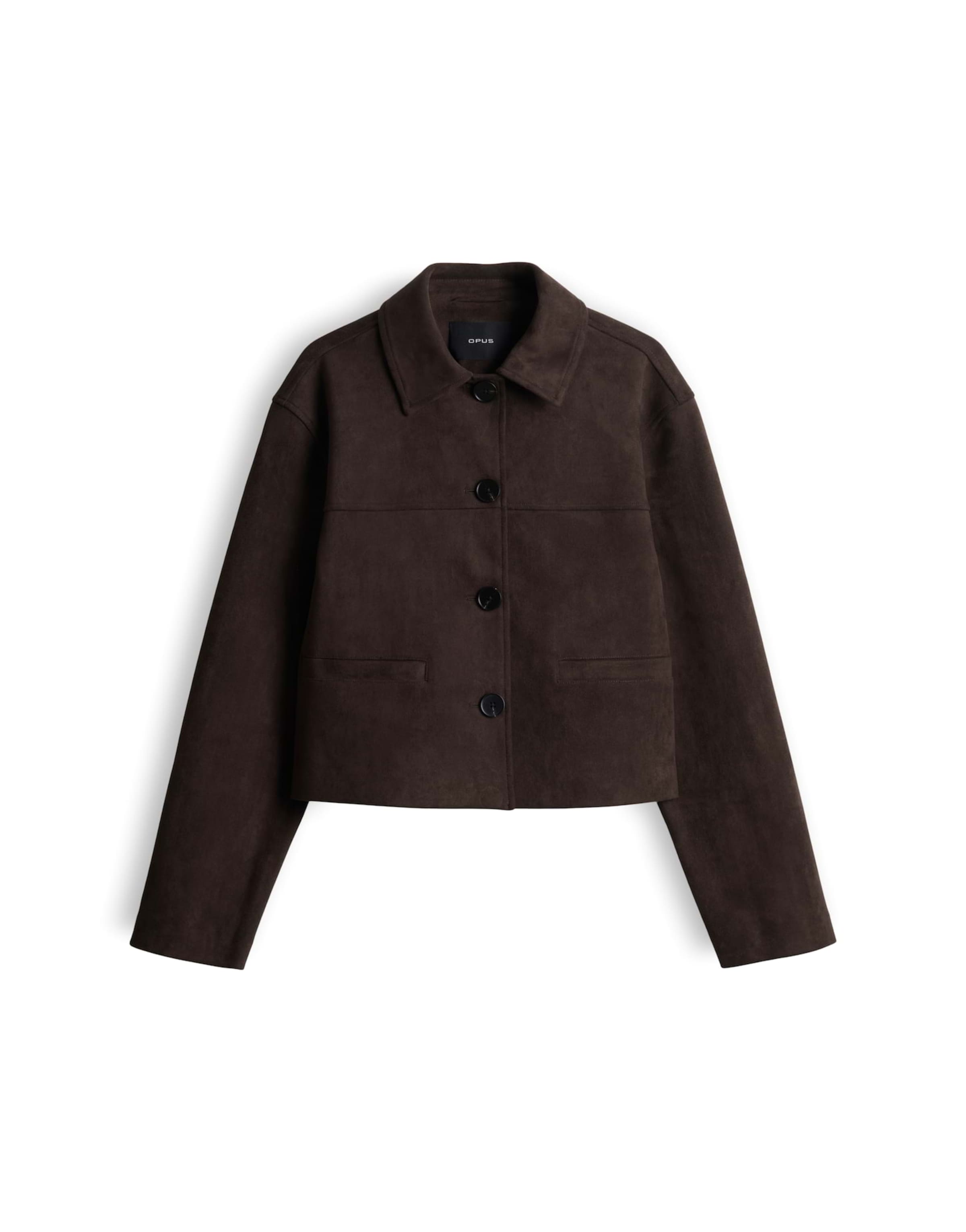 OPUS Between-season jacket 'Henso' in Brown: front