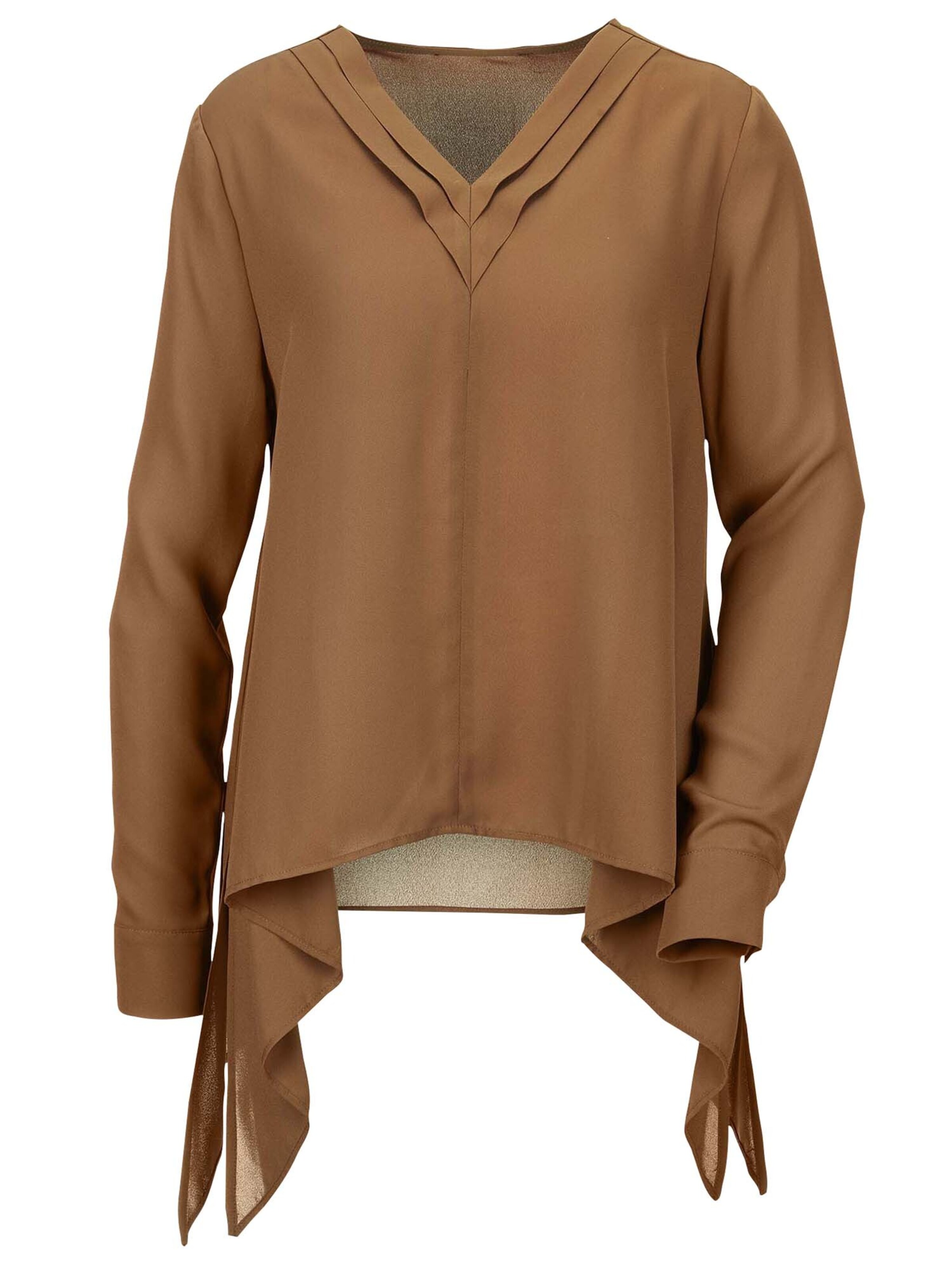 Chemisier MADELEINE en marron : devant