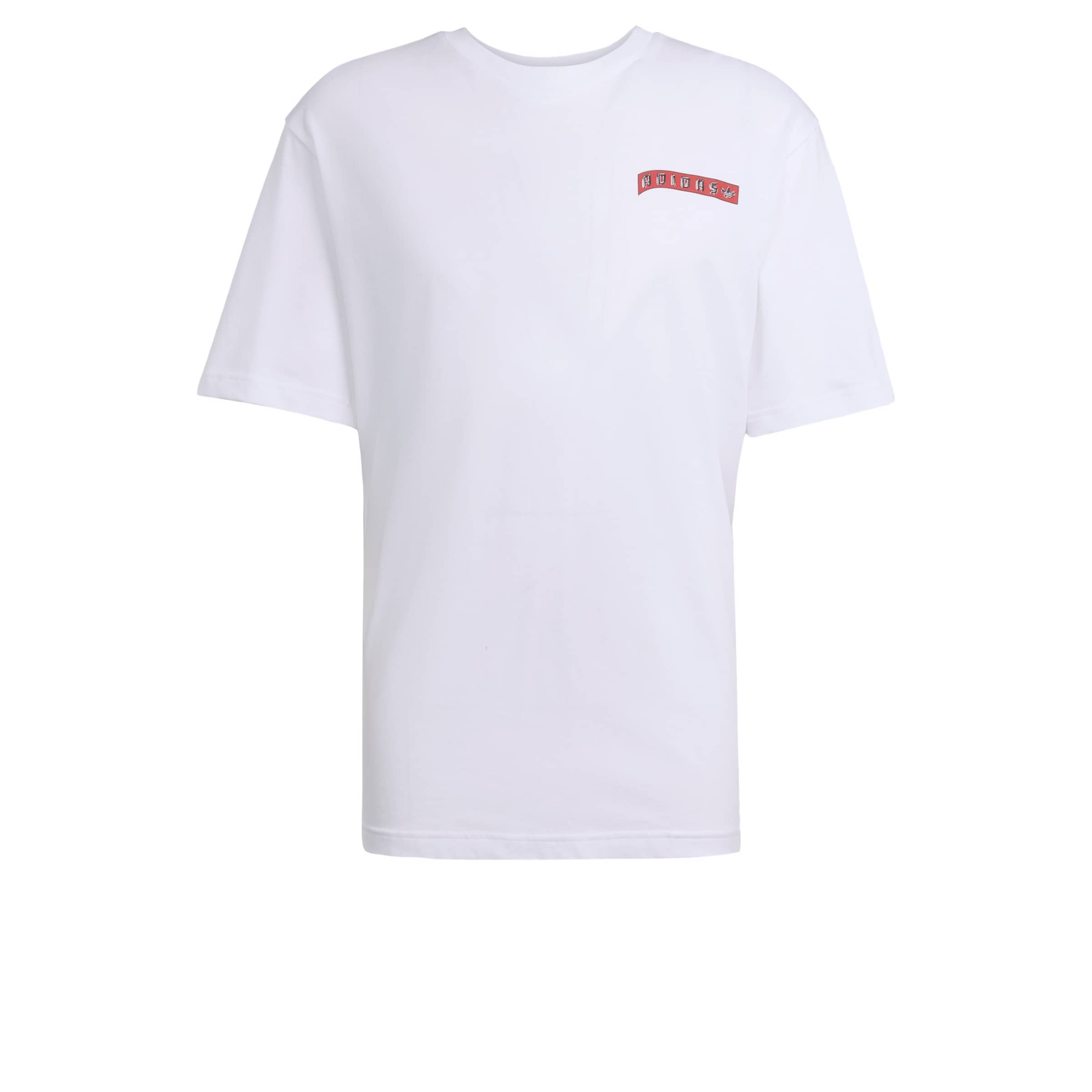 ADIDAS ORIGINALS T-shirt 'Graphic' i vit: framsida