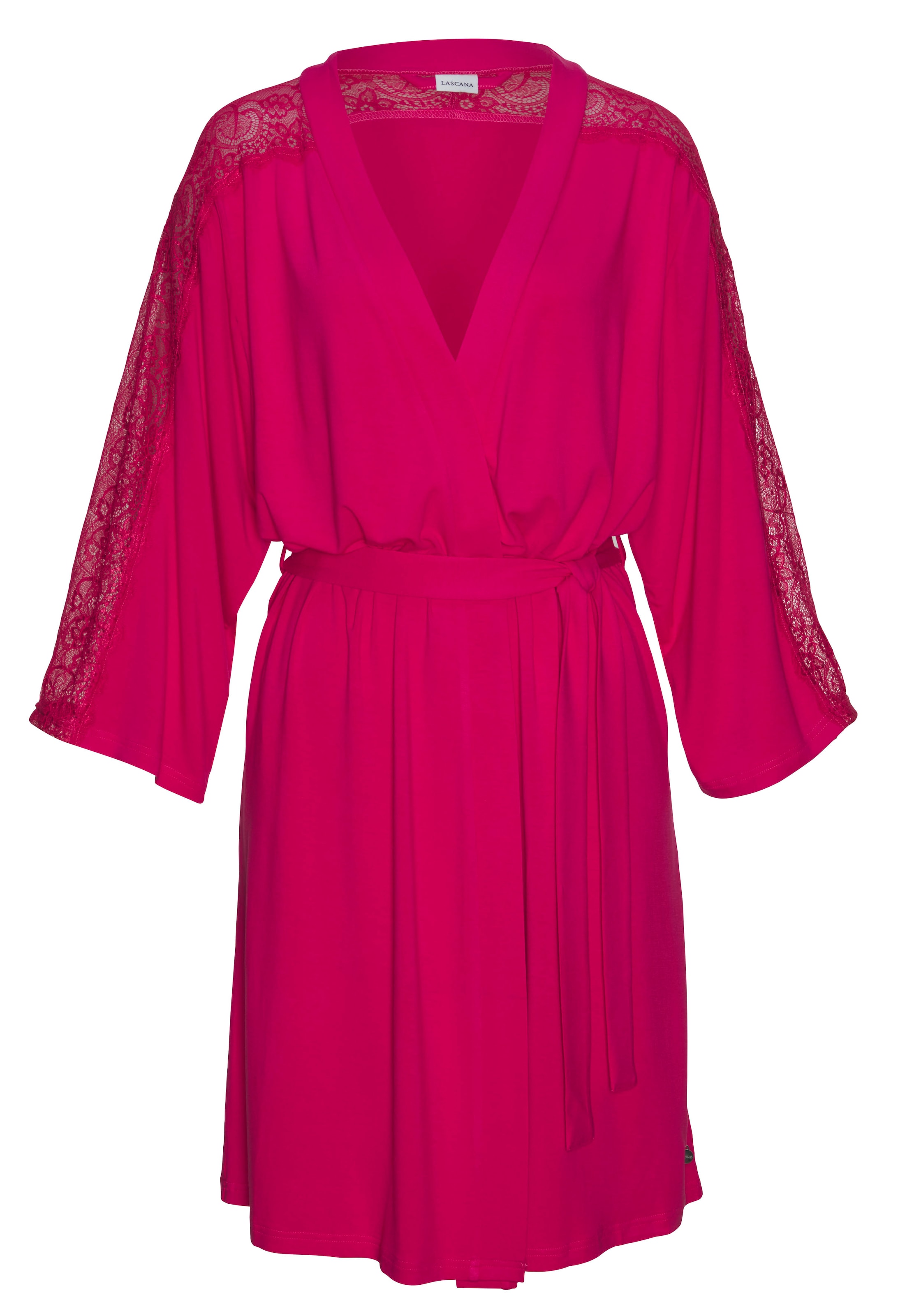 LASCANA - Bata para casa en rosa: frente