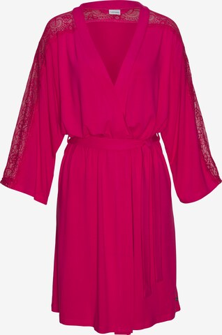 Robe de chambre LASCANA en rose : devant