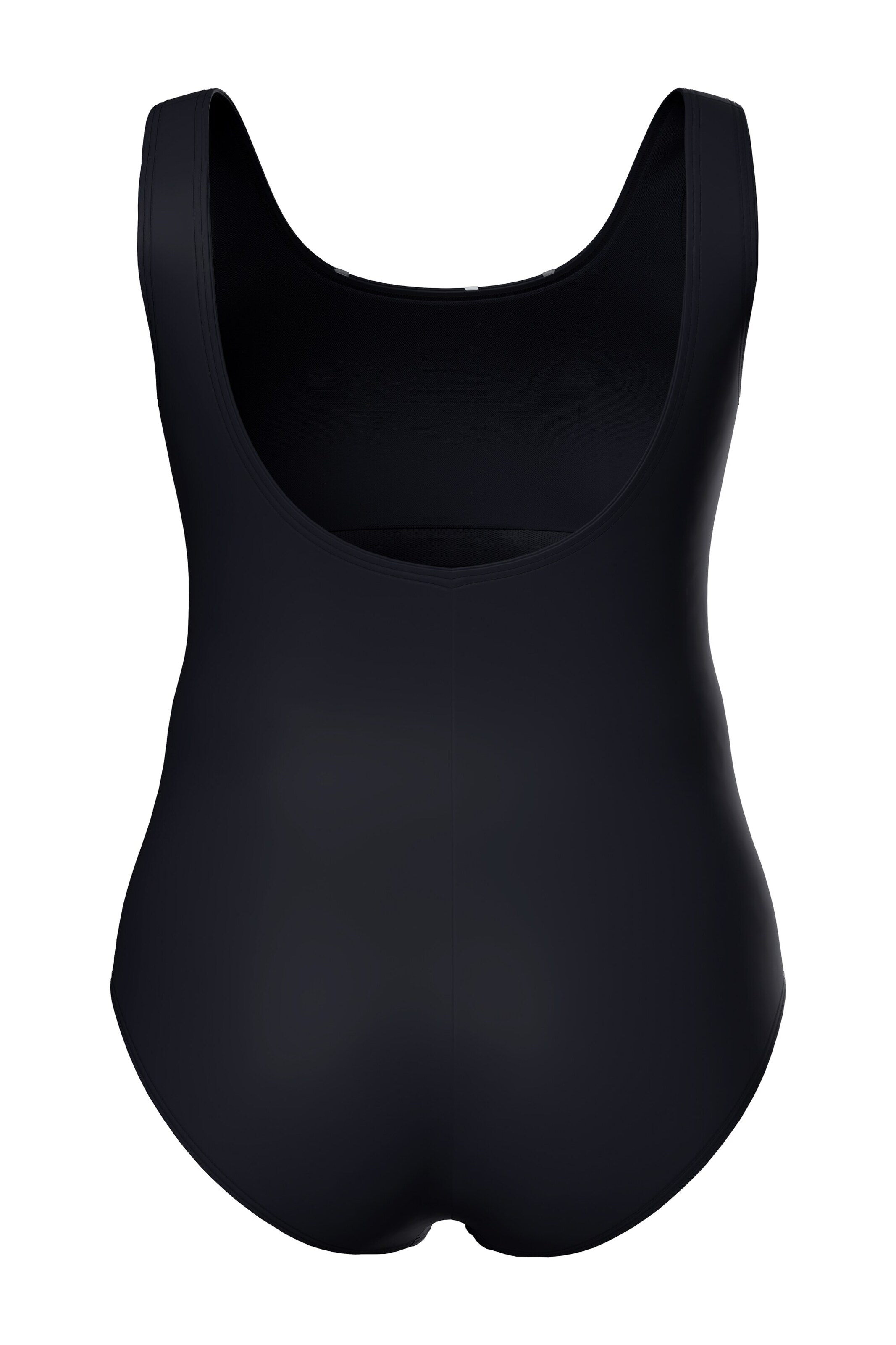 Ulla Popken Minimizer Badeanzug in Schwarz