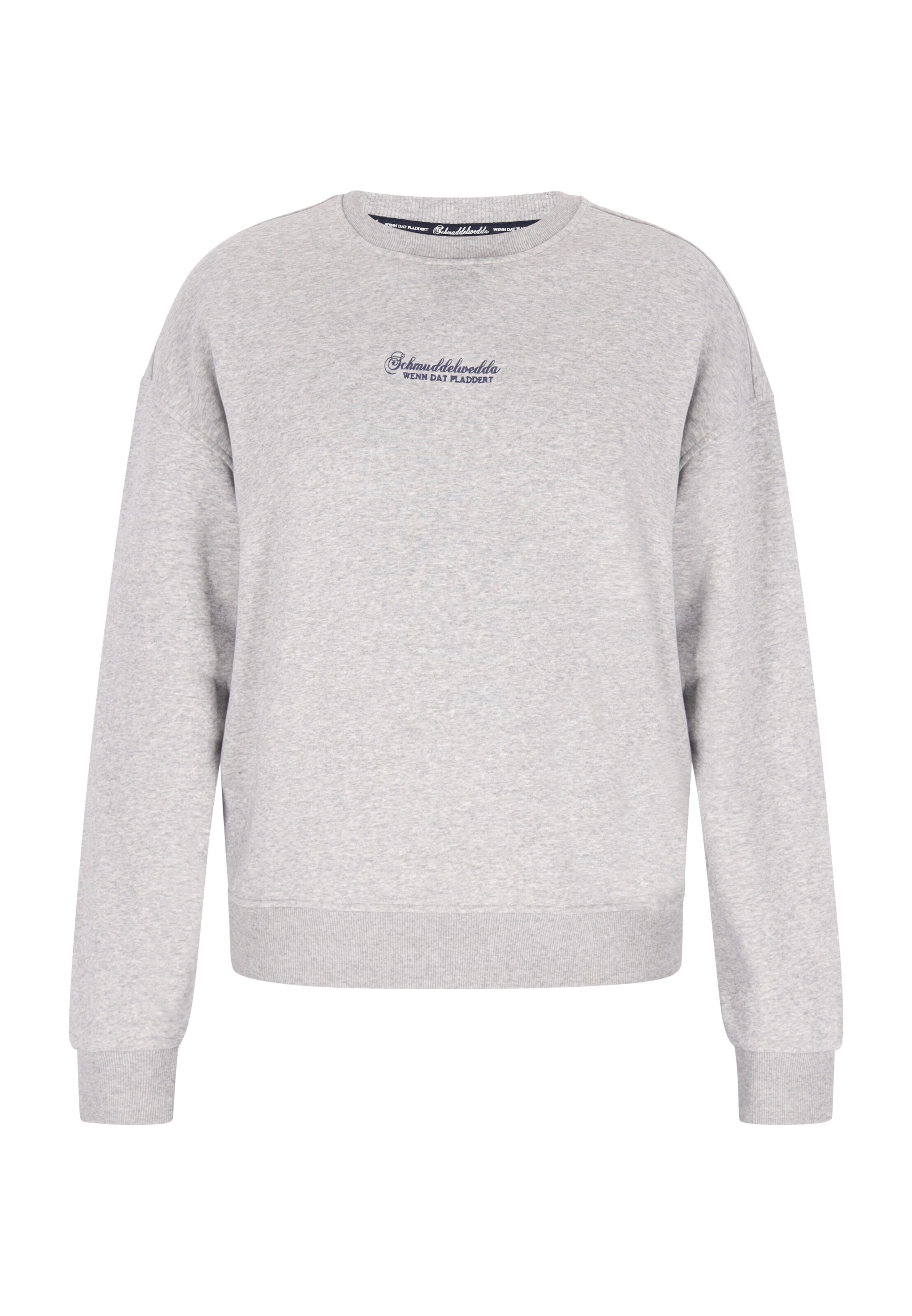 Bluză de molton de la Schmuddelwedda pe gri: față