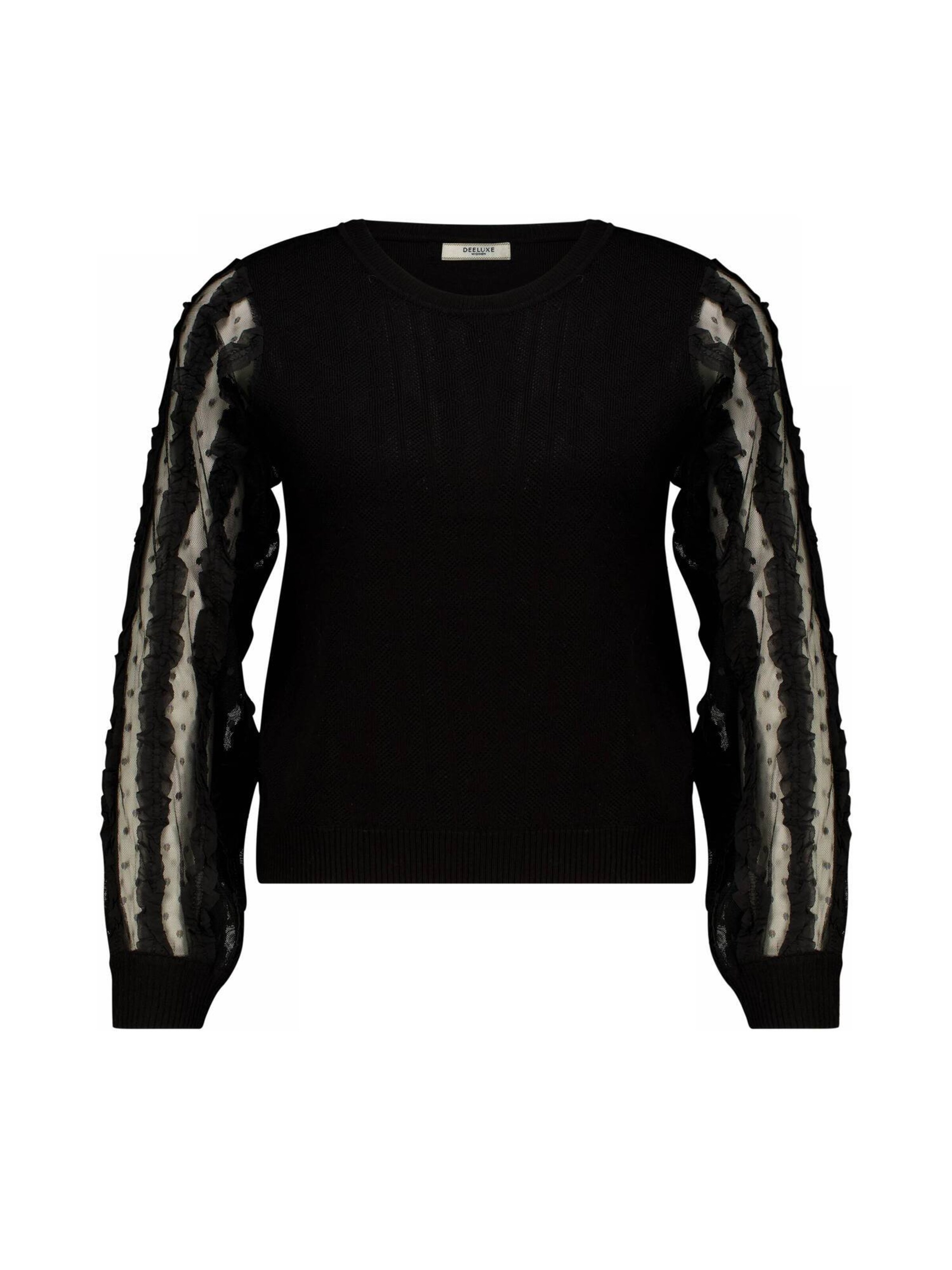 Pull-over 'Edwige' Deeluxe en noir : devant