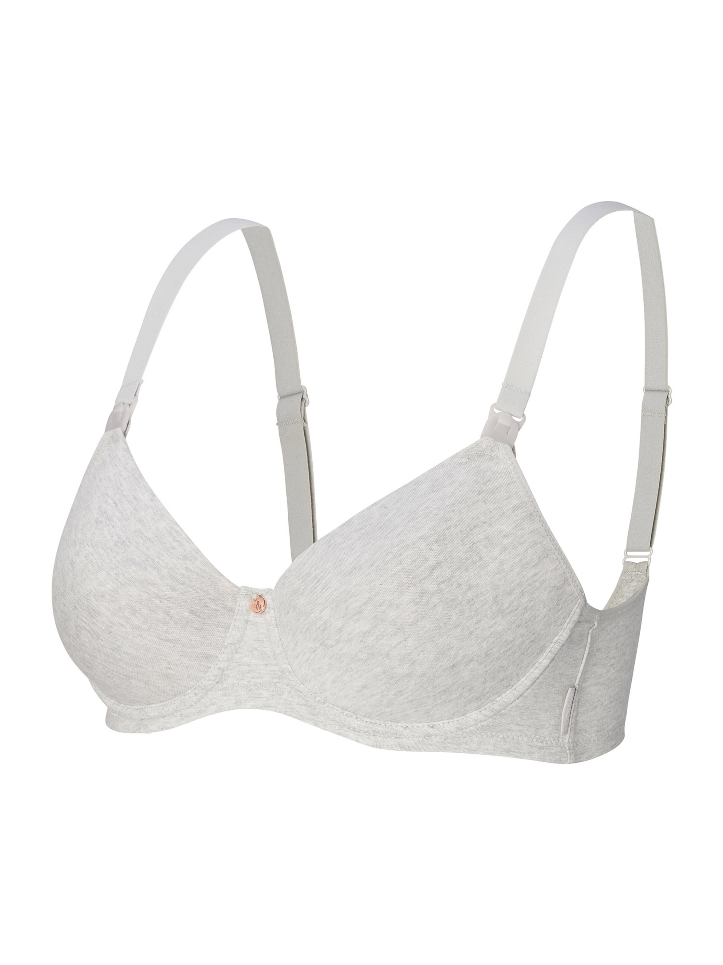 T-shirt Reggiseno da allattamento di Noppies in grigio