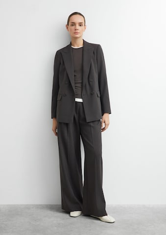 Wide Leg Pantalon à pince COMMA en marron