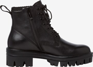 TAMARIS Lace-Up Ankle Boots in Black