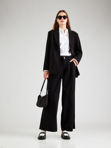 Wide leg Jeans 'Carson' de la GAP pe negru
