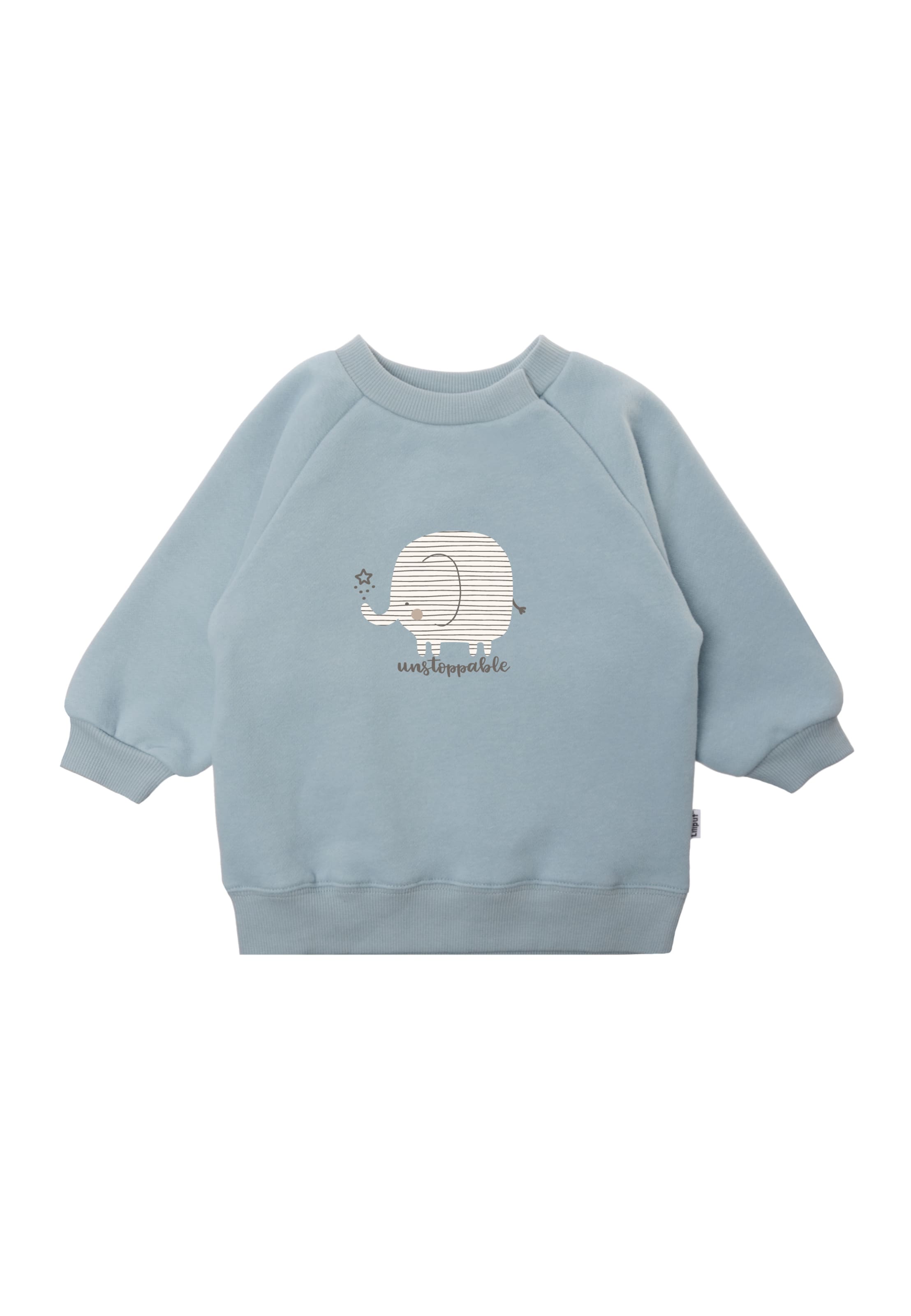 LILIPUT Sweatshirt 'Elefant' in Blau: Vorderseite