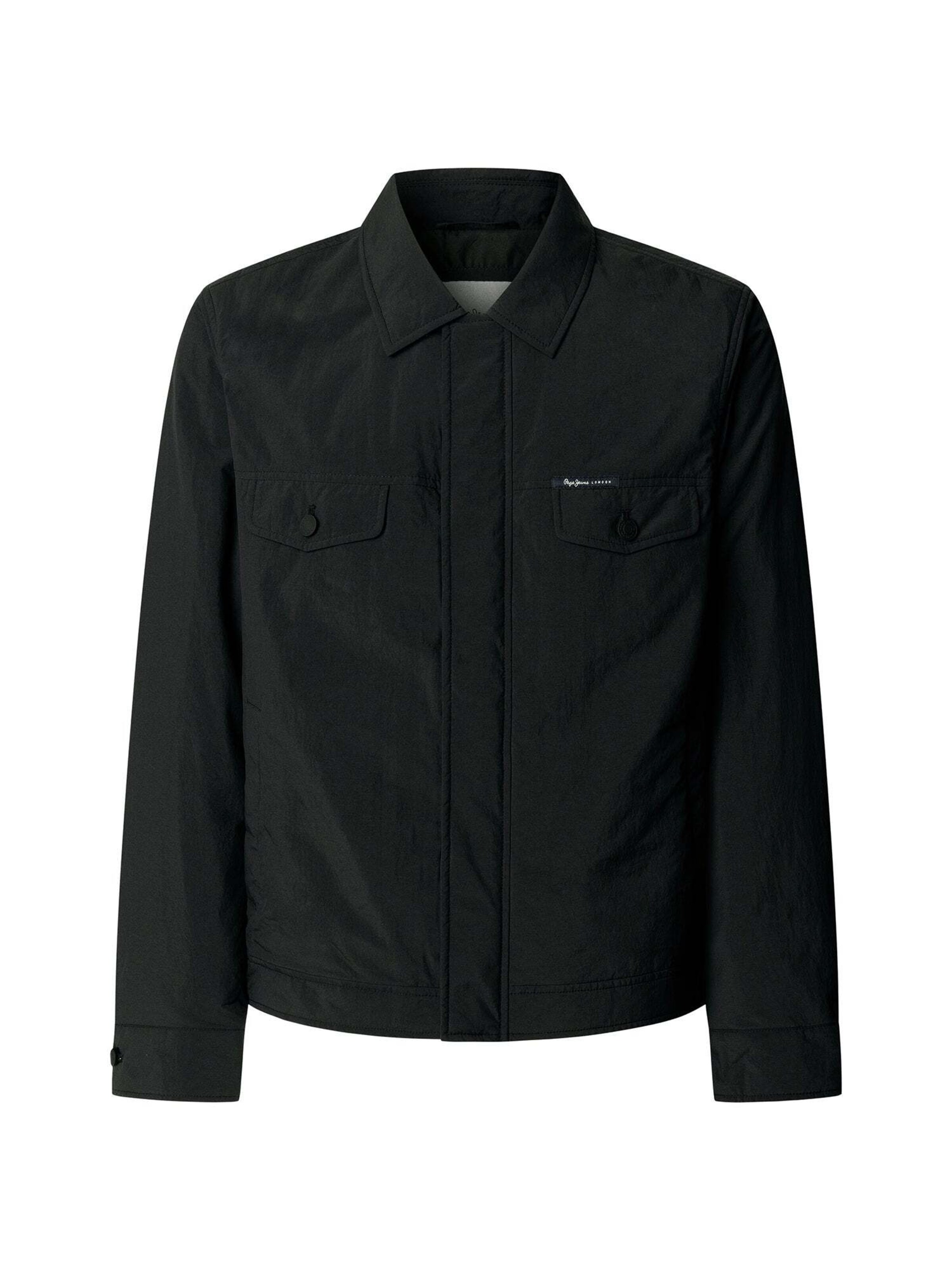 Veste mi-saison 'Santi' Pepe Jeans en noir : devant