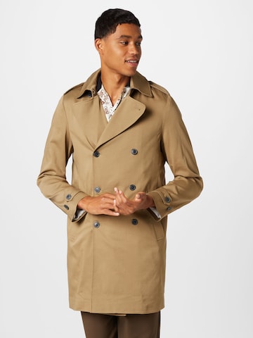 SELECTED HOMME Between-Seasons Coat 'EROS' in Beige: front