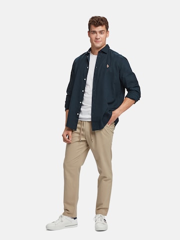 U.S. POLO ASSN. Regular Fit Hemd 'Bolt' in Blau