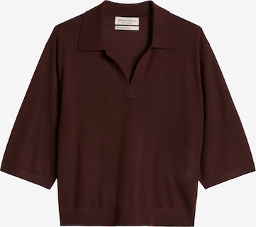 T-shirt Marc O'Polo en marron : devant