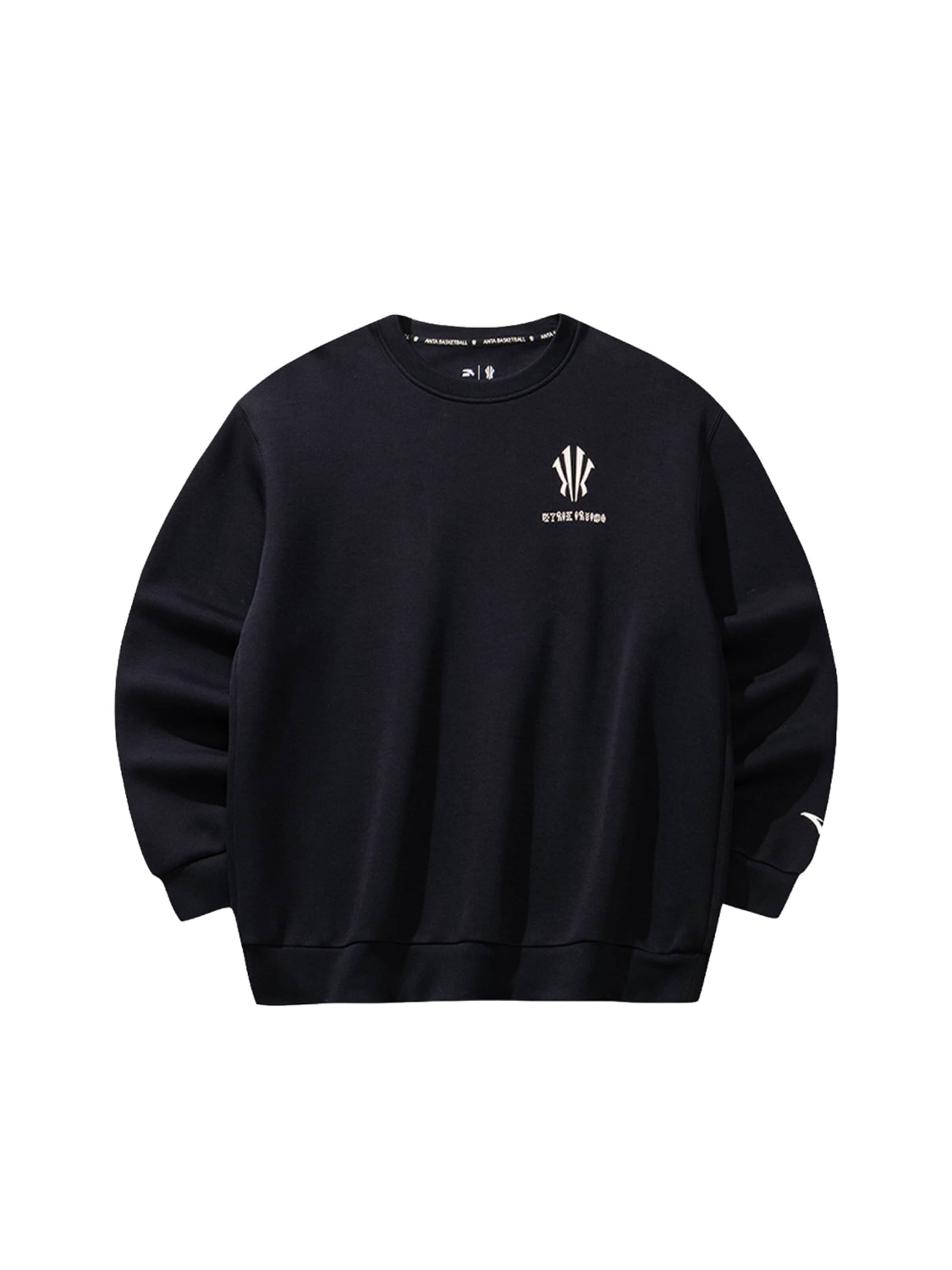ANTA Sportsweatshirt 'Anta KAI LS Shirt'‌ in Schwarz: Vorderseite