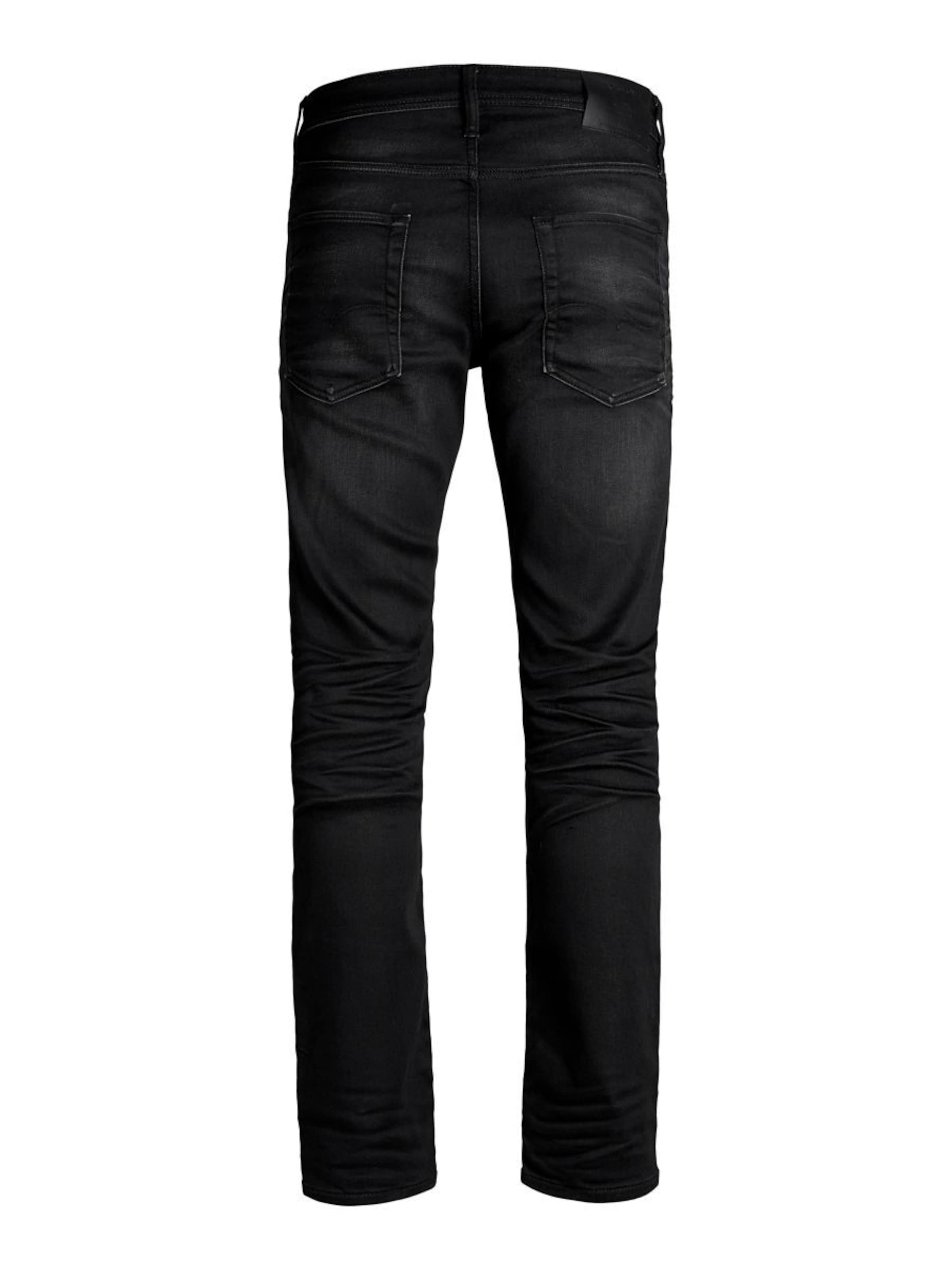 JACK & JONES - Tapered Vaquero 'Mike' en negro