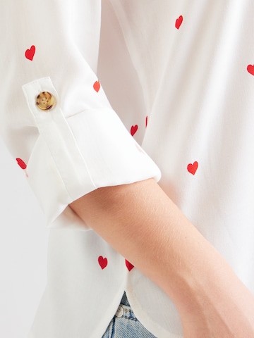 VERO MODA Bluzka 'VMBUMPY' w kolorze biały