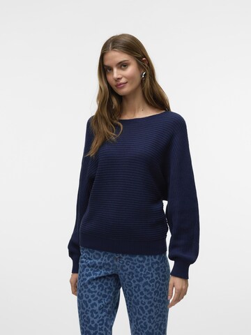VERO MODA Pullover 'LUX' in Blau: Vorderseite
