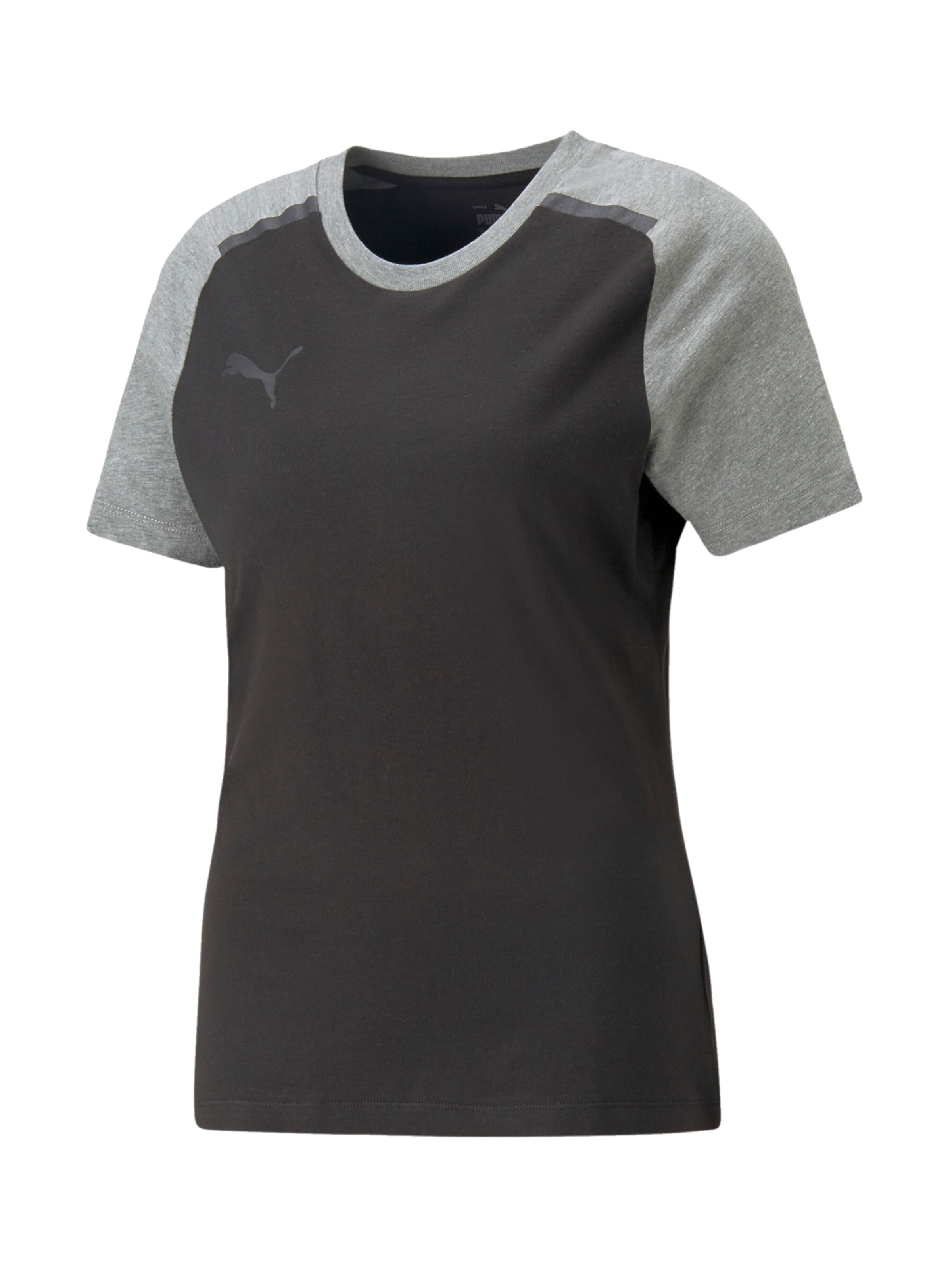PUMA T-shirt fonctionnel 'TeamCUP' en gris / noir, Vue avec produit