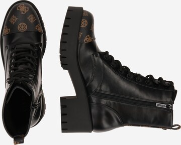 Stivaletto stringato 'WALKUP' di GUESS in nero