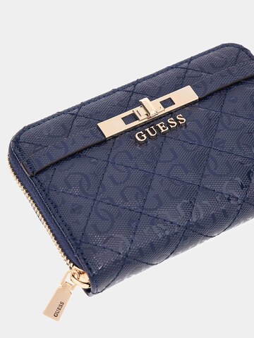 GUESS Wallet 'Idra' in Blue