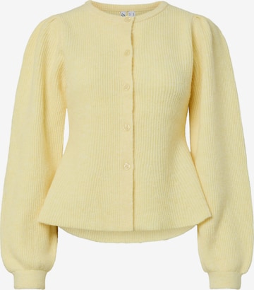 PIECES Neuletakki 'PCSILLY' värissä keltainen: etupuoli