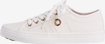 Sneaker low de la s.Oliver pe alb