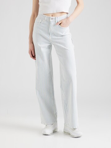 Wide Leg Pantalon 'HOPE' ONLY en blanc : devant