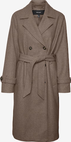 VERO MODA Between-Seasons Coat 'FORTUNE VEGA' in Brown: front