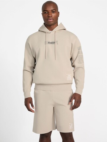 GUESS Sweatshirt in Beige: Vorderseite