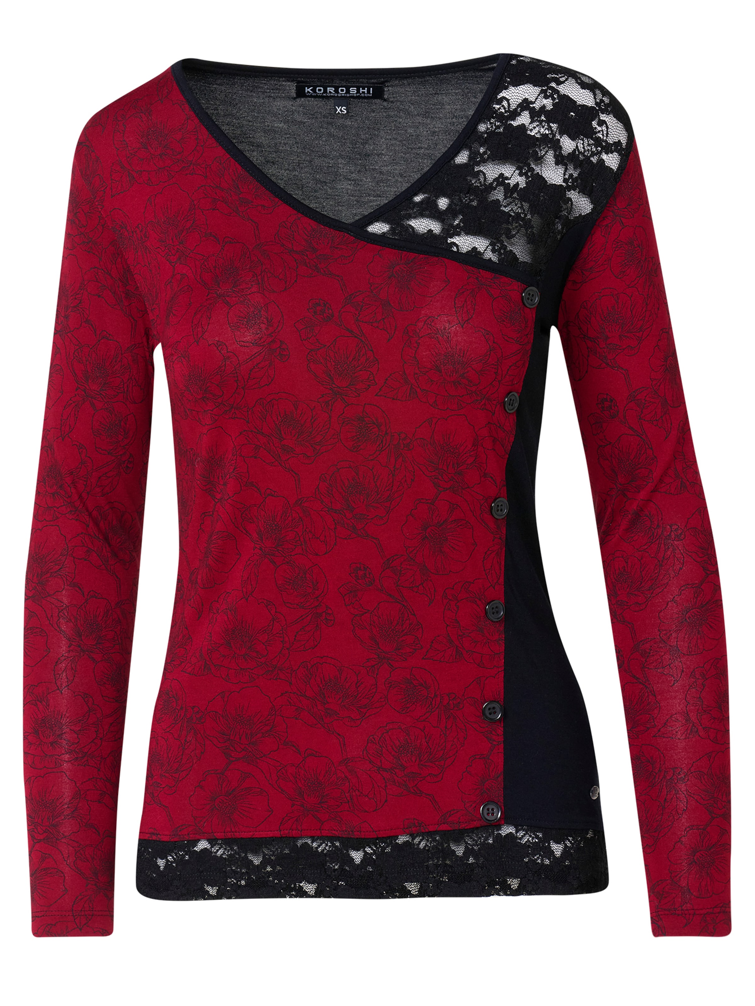 KOROSHI T-Shirt in Rot: Vorderseite