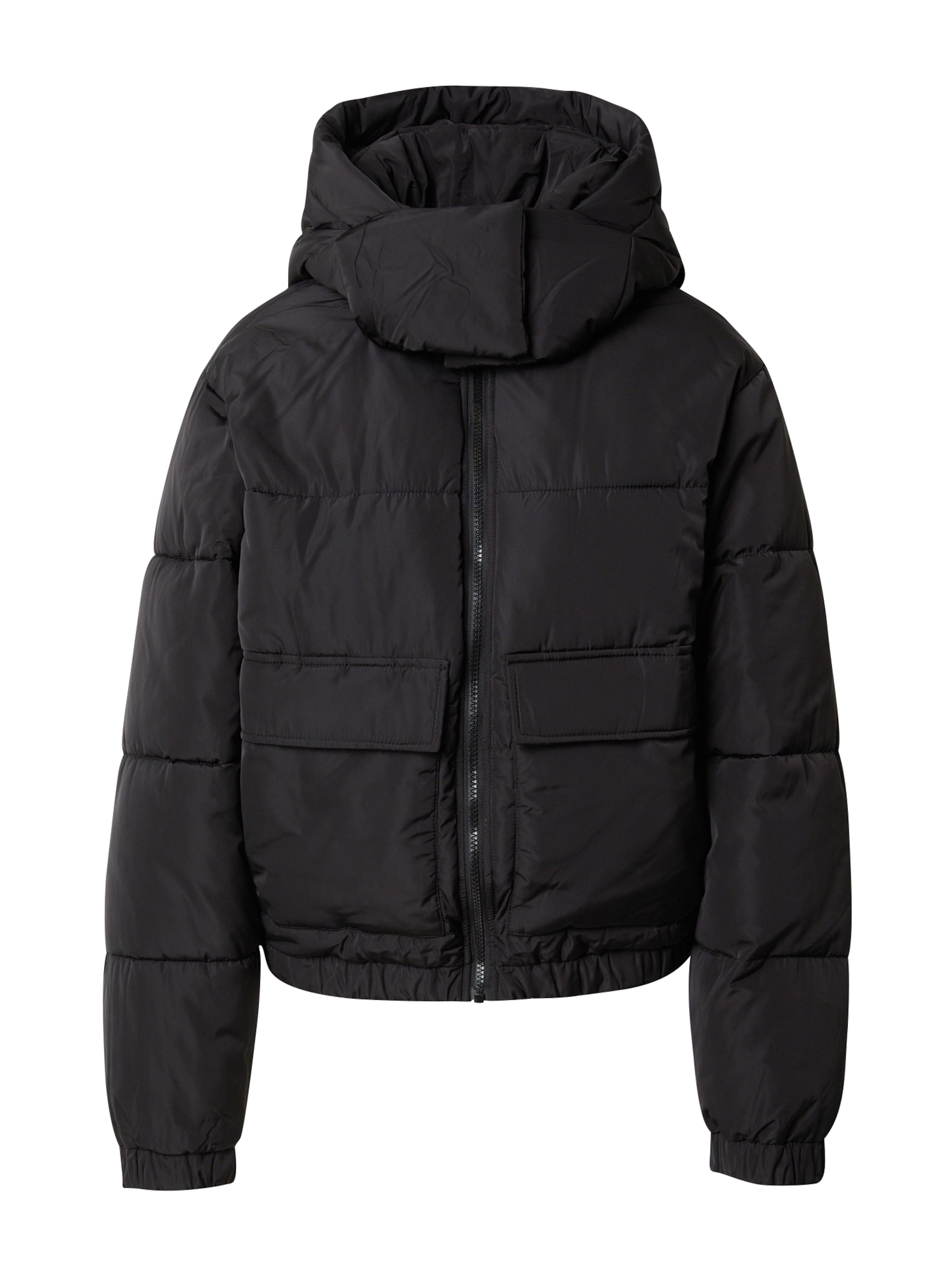 Puffer Jacket Schwarz WeiÃƒÂŸe Jacken Kapuze Schwarz WeiÃƒÂŸe
