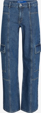 KARL LAGERFELD JEANS Loosefit Cargo farmer - kék: elől