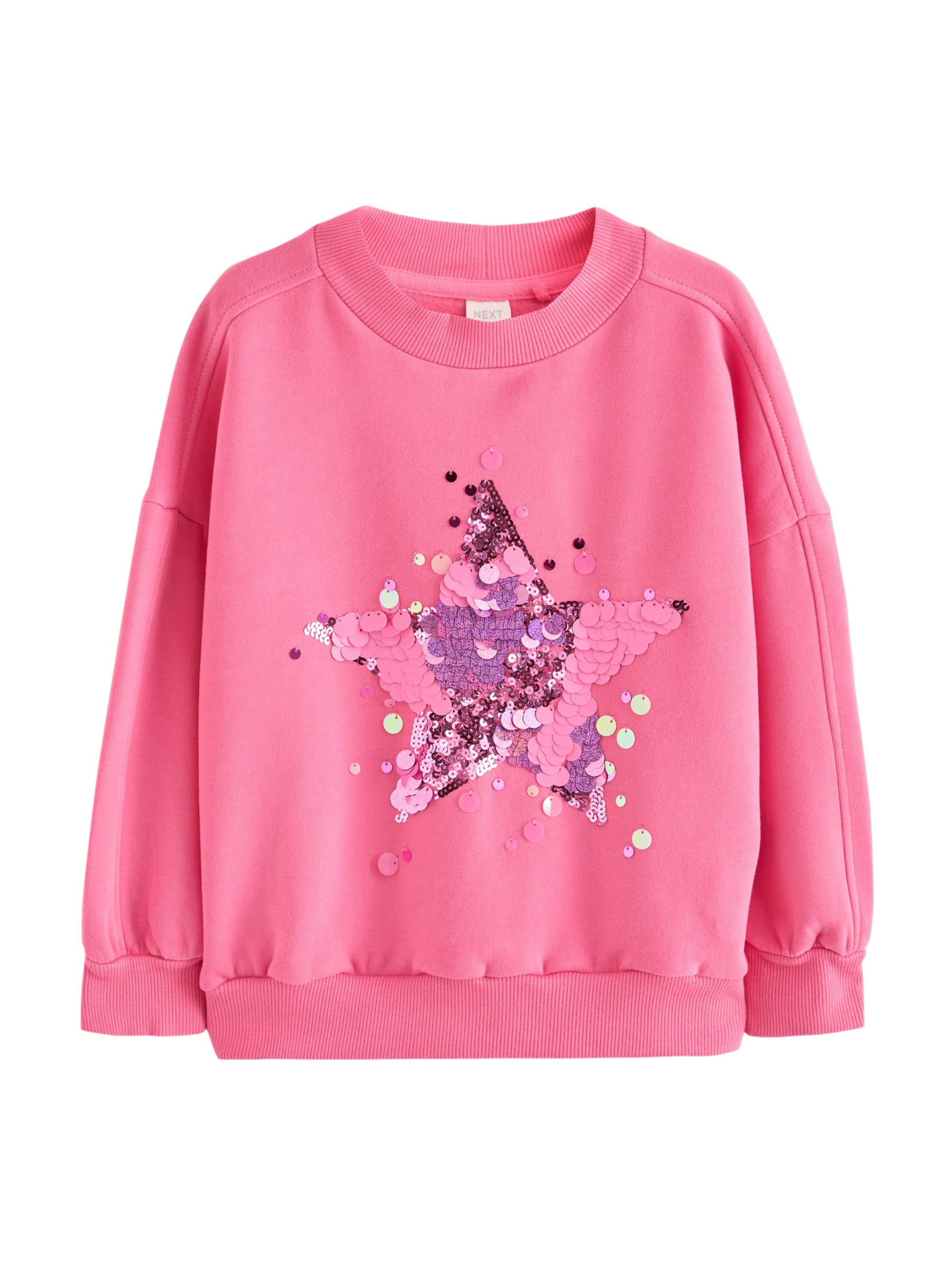 Next Sweatshirt in Roze: voorkant