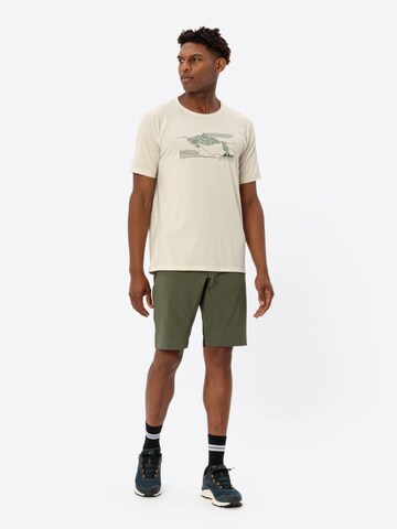 VAUDE Performance shirt 'Gleann' in Beige