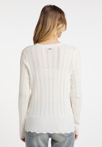 DreiMaster Vintage - Cárdigan en blanco