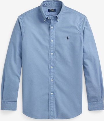 Coupe slim Chemise Polo Ralph Lauren en bleu : devant
