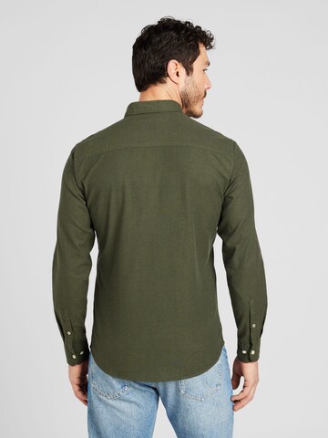 žalia JACK & JONES Priglundantis modelis Marškiniai 'CLASSIC'