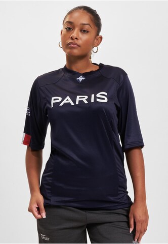 T-Shirt 'Paris Musketeers ' DEF en bleu : devant