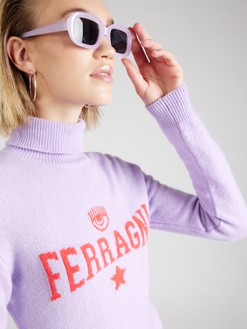 Chiara Ferragni - Vestido de punto en lila