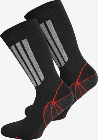 normani Athletic Socks in Black: front