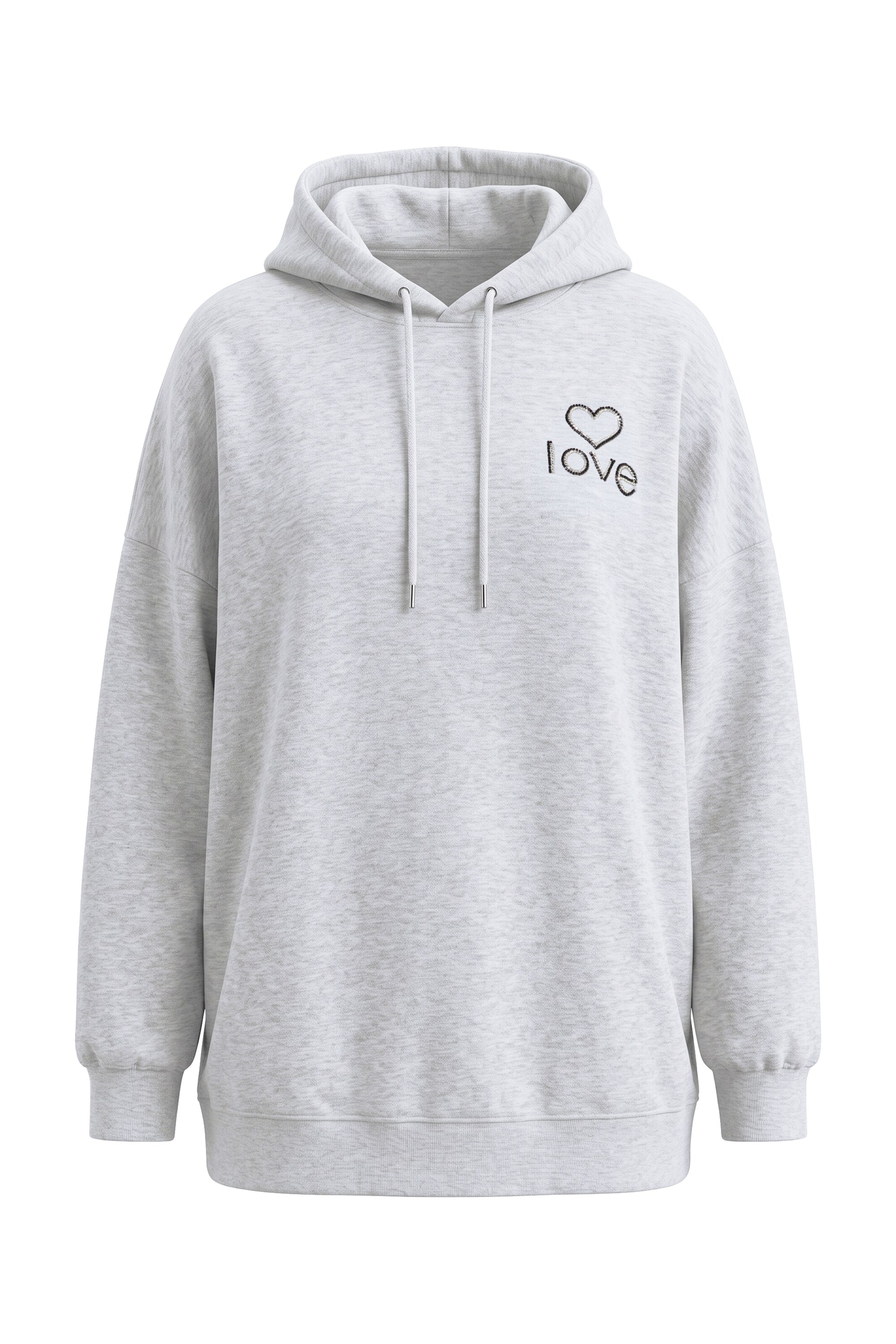 Studio Untold Sweatshirt in M-L in graumeliert, Produktansicht