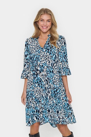 SAINT TROPEZ Kleid 'Eda' in Blau: Vorderseite