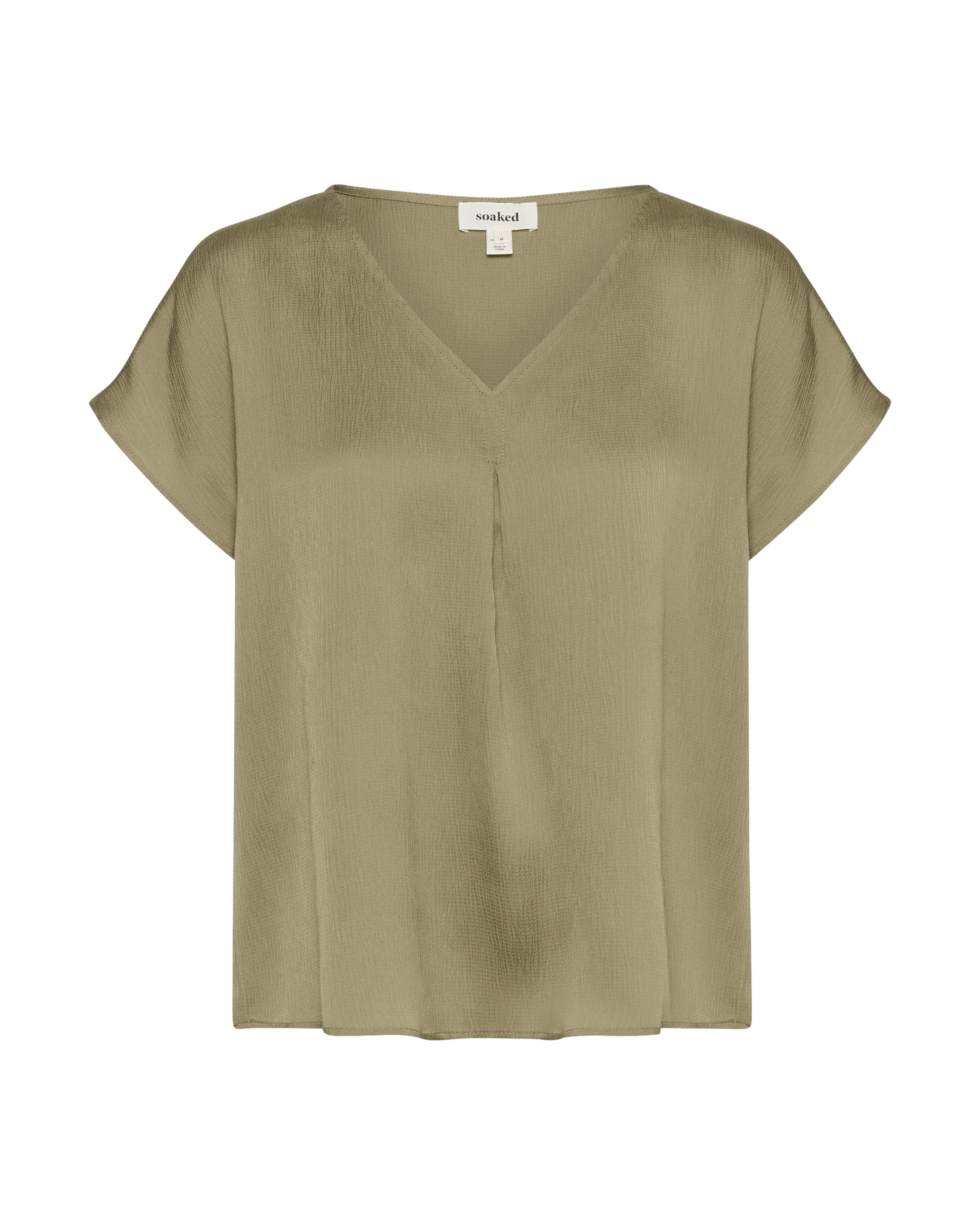 Camicia da donna 'Loana' di SOAKED IN LUXURY in verde: frontale