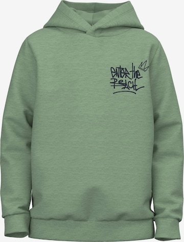 NAME IT Sweatshirt 'Alxander' in Green: front