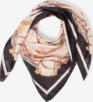 Foulard GUESS en beige : devant