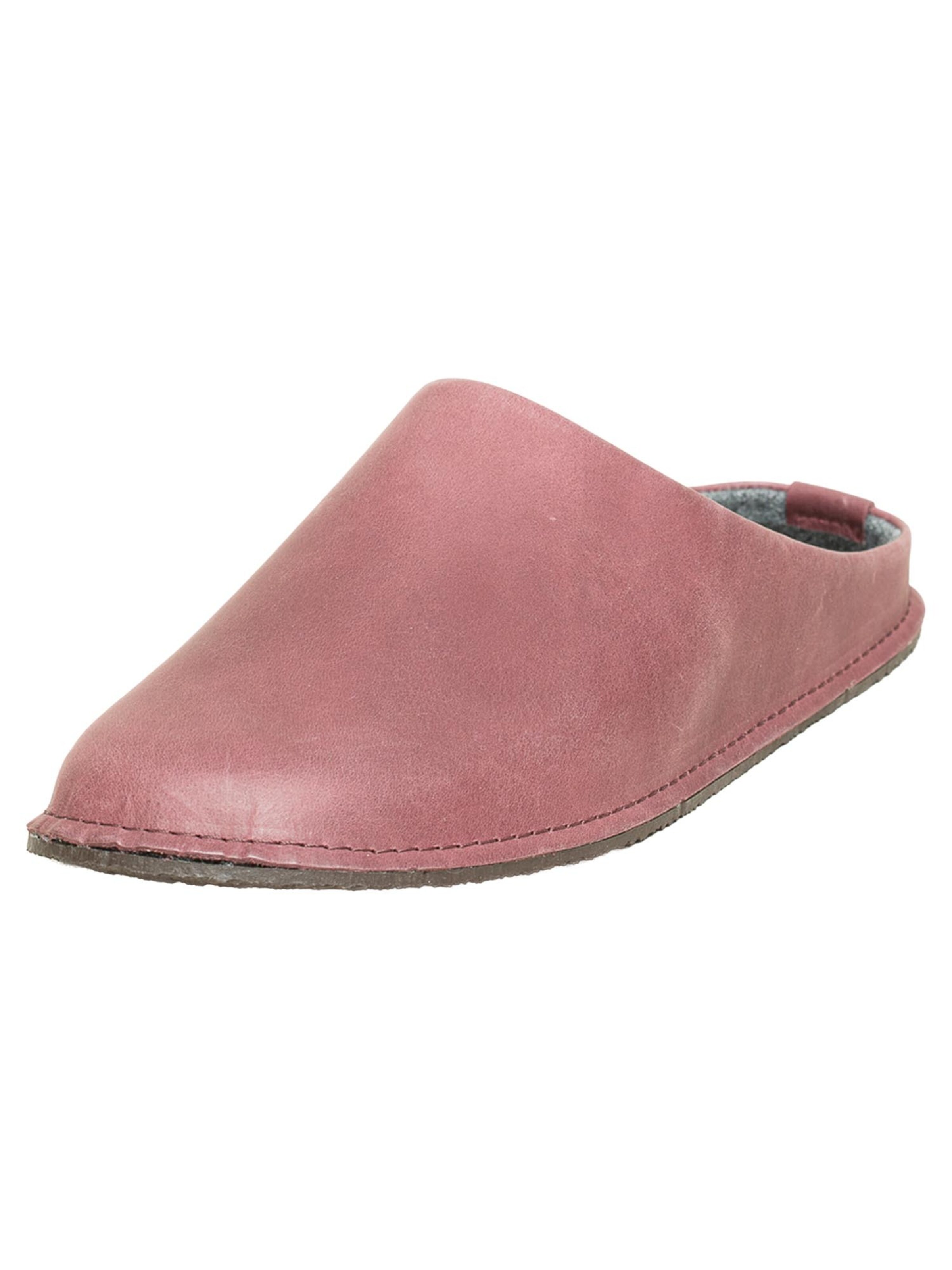 Gottstein Slippers 'Leather Loafer' in Red