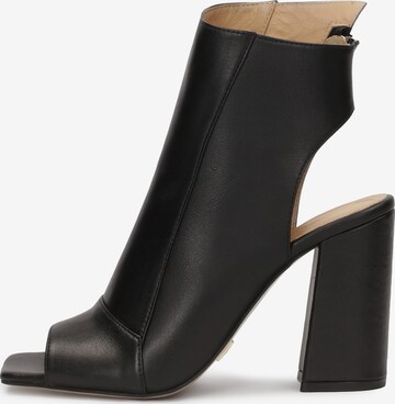 Kazar Booties in Black: front