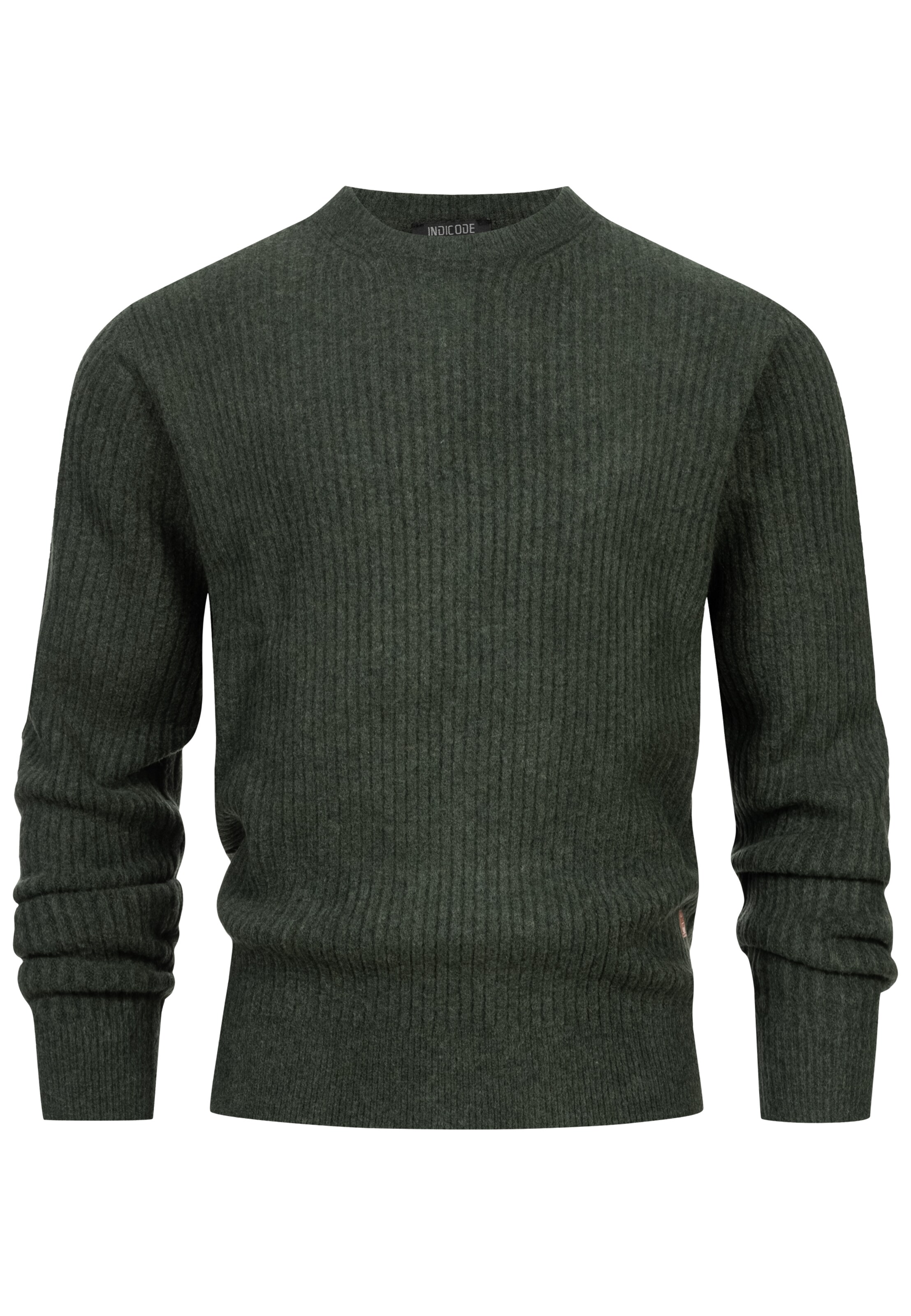 Pull-over 'INPeace' INDICODE JEANS en vert : devant