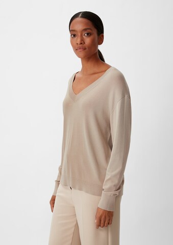 Pull-over COMMA en beige : devant